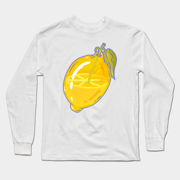 Sour Squeeze Long Sleeve T-Shirt by LauraOConnor